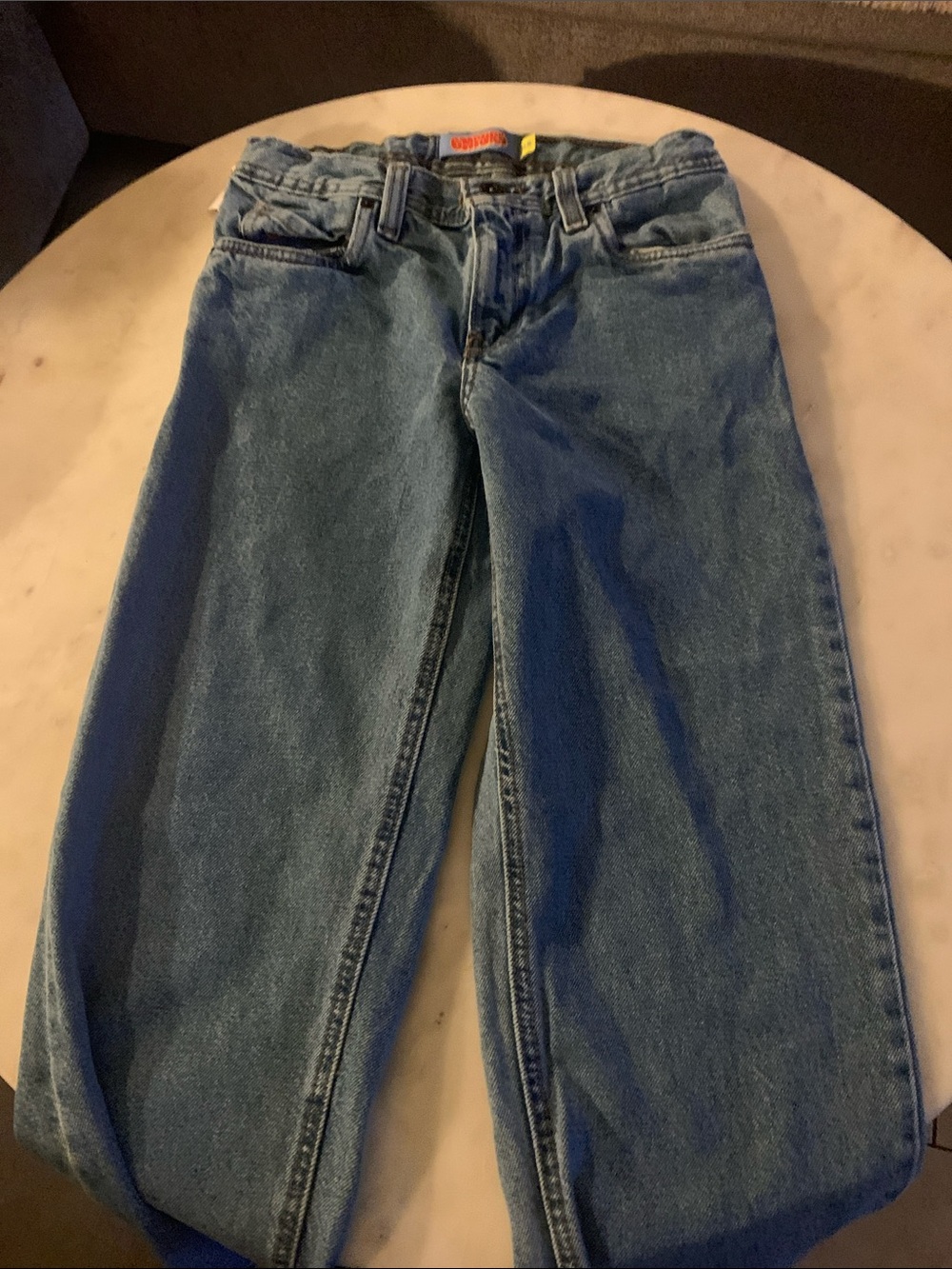 Empyre Straight-Leg Blue Denim Jeans